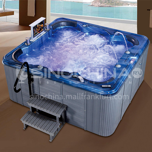Luxury hot spring pool massage pool hydrotherapy multi-person SPA massage surfing bathtub outdoor jacuzzi AO-6008